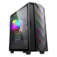 Gamemax Diamond COC BK Midi-Tower USB3.0*1+1xUSB2.0, HD-Audio, ATX inkl. 14cm Turbo COC Lüfter, schwarz