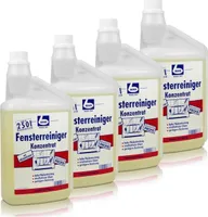 Dr. Becher Fensterreiniger Konzentrat 1L für Glasflächen geeignet (4er Pack)