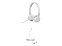 Lenovo 110 Stereo USB Headset (Wolkengrau, On Ear)