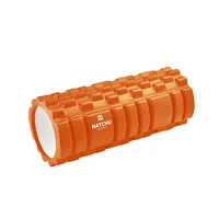 Matchu Sports Faszienrolle 33x14 cm Orange - Massagerolle - 3 in 1 Foam Roller - Schaumstoffrolle - Fitnessrolle - Yoga, Pilates, Workout Roller