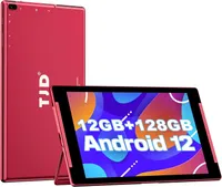 Tablet 10,1 Zoll, 12GB RAM+128GB ROM+512GB MicroSD, IPS Full FHD Touchscreen, 8MP+2MP Kameras| Wi-Fi| Bluetooth| 6000mAh| Google GMS| 2 Lautsprecher