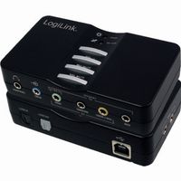 LogiLink 7.1 USB Sound Box 8-kanałowy czarny