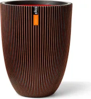 Capi Europe Gefäß elegant niedrig Groove NL - 46x58 - Kupfer