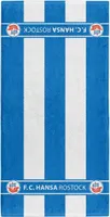 F.C. Hansa Rostock Badetuch „Blockstreifen" 70 x 180 cm