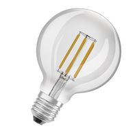 LEDVANCE LED Stromsparlampe, Filament Globe mit E27 Sockel, Warmweiß (3000K), 4 Watt, ersetzt herkömmliche 60W-Leuchtmittel, besonders hohe Energieeffizienz und stromsparend, 1er-Pack