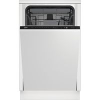 Beko BDIS38120Q Einbau-Geschirrspüler vollintegriert 45 cm 11 MGD AquaStop EEK:E