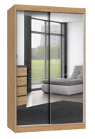 Schwebetürenschrank mit 2 Spiegeln IGA 120x61xH200 artisan