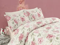 L'Essentiel Linge de Maison, Care - Pink, pościel, różowy, bawełna, 140 x 200 cm