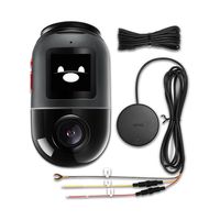 70mai Dashcam Omni X200 mit 4G Hardwire Kit UP04, Autokamera Schwarz - 128GB, 340° schwenkbares Design, 360° Rundumsicht, 24H-Parküberwachung