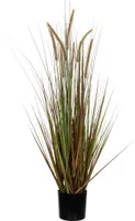 Mica Decorations Federgras Dogtail Kunstpflanze - H120 x Ø45 cm