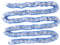 Girlande Lametta Doxa Silber-Blau Ø 70 mm x 6 m