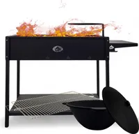 Mangal Set Batyr 80 Schaschlikgrill 80cm mit  Grillrost Kasan 10L