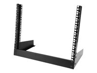 StarTech.com 8 HE Desktop Rack - 2 Post Open Frame Rack, Freistehendes Gestell,