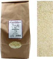 Lunderland Bio Hirseflocke 1kg für Hunde und Katzen