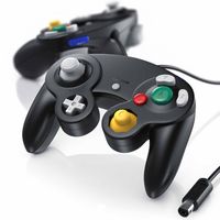 CSL 2x Nintendo-Controller, Gamepad für Nintendo GameCube / Wii Vibrationseffekte / ergonomisch
