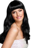 Paruka Lady Dlhé vlasy Účes Black
