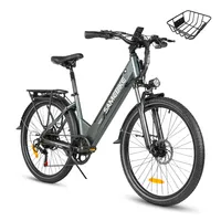 26” Elektrofahrrad, City E-Bikes & E-Hollandräder,Pedelec E-Bike mit 36V/15Ah Abnehmbar Akku, 250W Motor, 25km/h