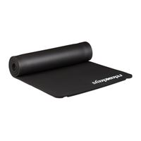 relaxdays Yogamatte schwarz 60,0 x 180,0 x 1,0 cm