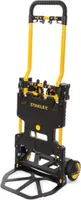Stanley SXWTDFT585 2 v 1 ručný vozík a plošina - Prepravný vozík max. 70 kg - Prepravný vozík max. 137 kg - Skladací ručný vozík - Vozík s robustnými kolesami - Plast/oceľ