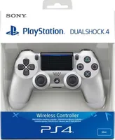 PS4 - Dualshock 4 Wireless-Controller V2 (Silber) - ZB-PS4