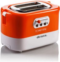 Ariete Tostime Toster Tostmaschine 2 Scheibe(n), Orange, Tasten, Niveau, 700 W, 165mm, 275mm RETRO Edition