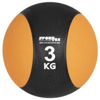 Sport-Tec Medizinball Gewichtsball Trainingsball ø 23 cm, 3 kg, orange