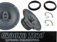 Ground Zero GZIF65X Lautsprecher Einbau Set für Ford Fiesta 2008- 2021 Tür vorne 240 Watt