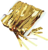 Bristol Novelty Lametta-Vorhang BN2251 (Einheitsgröße) (Gold)