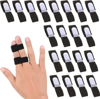 20 Stück Trigger Finger Schiene Finger Klammer Schiene Fingerbandage für Kleiner Finger, mittelfinger, ringfinger, Verstellbare Fingerschutz