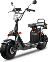 Elektrický skútr BILI COCO G4 1500 W, 60V 12Ah lithiová baterie, 45 km/h, černý