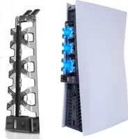 Cooling Lüfter für PS5 Kühler Lüfter für Playstation 5 mit Blaulicht-Lüfter Und Zusätzlicher USB Schwarz