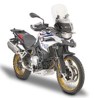 Szyba przednia Givi Airflow AF5127G przezroczysta, 470 mm x 490 mm z ABE - do BMW F850GS (18>23) i F750GS (18>23)