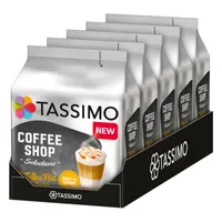TASSIMO Coffee Shop Selections Toffee Nut Latte T Discs Kapseln 5 x 8 Getränke