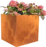 Pflanzkübel Palatino Nora Corten-Stahl 60x60x60 cm rost