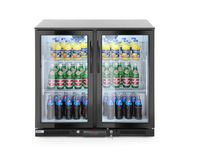 HENDI Bar-Kühlschrank doppeltürig 228L 2/10°C 230 215 900x500x(H)900