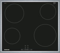 Constructa CA321255, Elektro-Kochfeld, 60 cm, Schwarz, Mit Rahmen aufliegend