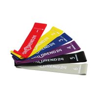 Sporttrend 24® Mini Bänder/Loops in verschiedenen Stärken und Farben I Länge 25cm, Komplett-Set 6 Bänder