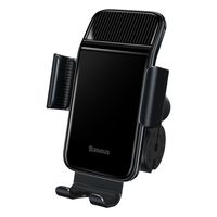 Baseus Elektrofahrrad Smartphone Halter mit eingebautem Solarpanel 150mAh schwarz (SUZG010001)