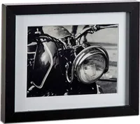 Bild Mit Rahmen Schwarz Spanplatte (23 x 3 x 28 cm)