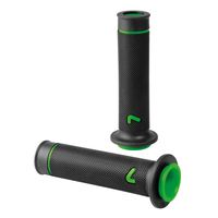 Chwyty z otwartą końcówką, Lampa Sport Grip uniwersalny motocyklowy, kolor: zielony