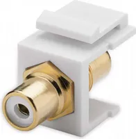 Keystone Modul Cinch/RCA, Weiß