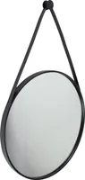 Fragix Triangle Spiegel Rund - Schwarz - Metallrahmen - Ø60cm