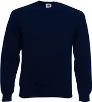Fruit of the Loom 62-216-0 | Classic Raglan Sweatshirt Pullover - Farbe: Deep Navy - Größe: L