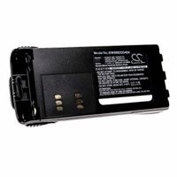 vhbw Akku kompatibel mit Motorola GP338, GP340, GP360, GP380, GP540, GP580 Funkgerät, Walkie Talkie (1800mAh, 7,2V, NiMH) + Gürtelclip