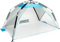 Outtec® beach shell - pop up stan, ochrana proti slunci, ochrana proti větru, plážový stan, plážový stan - 190x125x100 cm - pro miminka, děti a dospělé