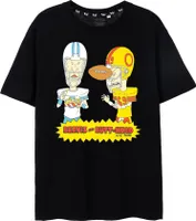 Beavis & Butthead - Pánske tričko s krátkym rukávom NS7992 (XL) (Black)