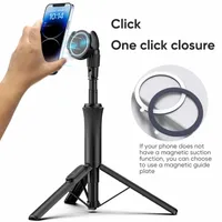 MagStik Magnetischer Selfie-Stick-Telefonstativständer mit Bluetooth-Fernbedienung