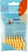 TePe Extra Soft Meziprostory 0.6 mm Jasněmodré Cepičky, 8 kusů -> TePe Měkké Meziprostory - 0.6 mm, Jasněmodré Cepičky (8ks)