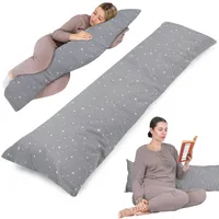 Seitenschläferkissen Schwangerschaftskissen Stillkissen 40 x 145 cm mit bezug Lagerungskissen, Kissen für Frauen und Seitenschläfer, Baby Pregnancy Pillow XXL 40x145