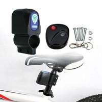 Fahrrad Alarm Sirene Fahrrad Alarmanlage Sicherheit mit Fernbedienung Wireless